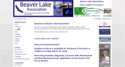 Desktop Screenshot of beaverlakene.org
