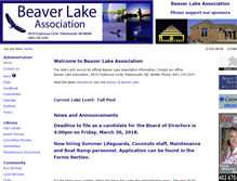 Tablet Screenshot of beaverlakene.org